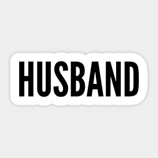 HUSBAND Sticker